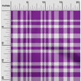 thumbnail image 2 of oneOone Silk Tabby Purple Fabric Check Sewing Craft Projects Fabric Prints By Yard 42 Inch Wide, 2 of 4