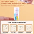 thumbnail image 4 of Toddler Water Coloring Book  Reusable  Portable Drawing Early Education Toy  for Kid Age 2-5  Ocean, 4 of 13
