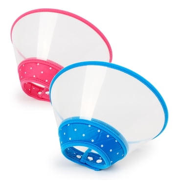 Collier de Convalescence pour Animaux Ajustable, Collier Cône pour Chien avec Bord Souple en Plastique pour une Guérison Sécuritaire des Plaies, Collier Électronique Protecteur Assurant un Processus de Récupération Confortable