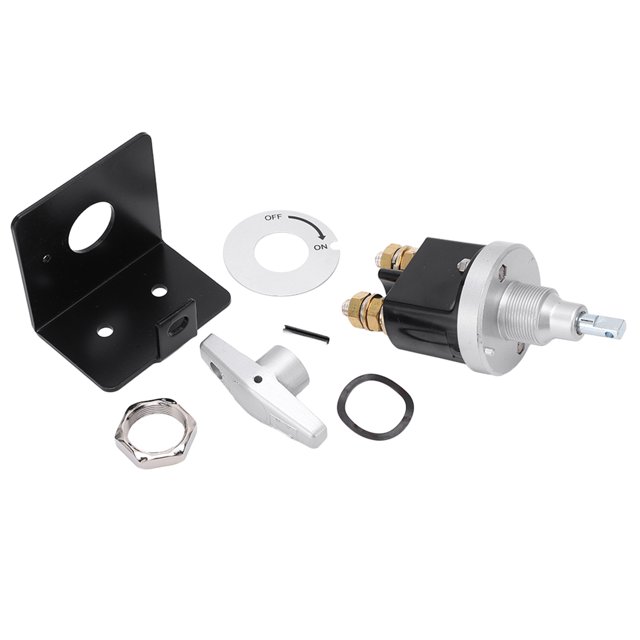Battery Power Off Switch, 12V 500A Battery Power Kill Switch Easy Operation Anti Leakage For RV Yacht Truck