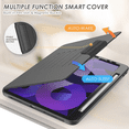 thumbnail image 3 of [PST] iPad Mini 6 6th Gen. Smart Case Cover, Shockproof Leather Magnetic Smart Cover Rugged Stand Case with Pencil Holder, 3 of 4