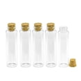 thumbnail image 3 of Empty Mini Bottle with Cork Stopper 50ml Glass Jars Idea for Wedding Small Wishing Bottles ！, 3 of 4