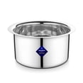 thumbnail image 1 of Multi Layered Material Polish Stainless Steel Cookware Handi 2200ml | For Grains, Soups, Canning, Desserts, Broth - Compatible With Gas & Induction, 1 of 5