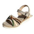 thumbnail image 1 of IUJSOY Womens Platform Wedge Sandals Open Toe Bowknot Espadrilles Buckle Ankle Strap Summer Shoes, 1 of 8