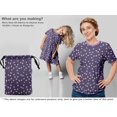 thumbnail image 5 of oneOone Rayon Lavender Fabric Kids Cloth Craft Projects Decor Fabric Printed By The Yard 56 Inch Wide, 5 of 5