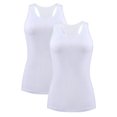 thumbnail image 1 of Charmo Cotton Camisole for Womens Wider Straps Tanks Racerback Tank Top Shelf Bra Undershirt Cami, 1 of 5