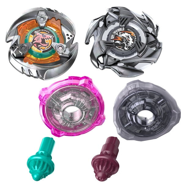 Beyblade X Gill Shark 4-70O & Pearl Tiger 3-60U Dual Pack Set