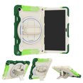 thumbnail image 2 of XYX 3in1 Rotating Stand Case for Lenovo Tab M10 Plus (3rd Gen) 10.6 inch 2022 with Hand/Shoulder Strap, Shockproof Rugged, Colorful Green, 2 of 7