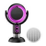 Wuztai Portable Range Hood, USB Rechargeable Tabletop Exhaust Fan with Removable Oil Cup, Strong Suction Mini Kitchen Hood for BBQ Hot Pot RV Camping