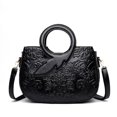 thumbnail image 1 of LinYooLi Sacs à Bandoulière pour Femmes Haute Qualité Style Chinois Classique Sac à Main de Luxe en Cuir Véritable Vintage Rétro, 1 of 6