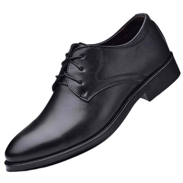 RKSTN Mens Dress Shoes Fashion Casual Pointed Comfy Leather Shoes Casual Shoes Leather Shoes for Men