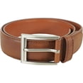 thumbnail image 1 of vangelo Men Classic Dress Belt Cognac Debossed Size 46 Inch Fits Waist Length 44 to 46 Inch, 1 of 2