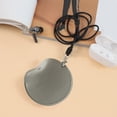 thumbnail image 4 of LSLJS Organiseur de Casque Suspendu au Cou Pochette en Cuir Ronde Porte-Monnaie Petit Sac de Rangement, 4 of 6