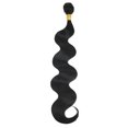 thumbnail image 2 of Dadatutu Wig Hair Curtain Spring - High-Temperature Chemical Fiber Wig, Matte Finish, Wavy Style, 70G, Black, Perfect for All Occasions, 2 of 6