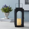 thumbnail image 3 of FRAÎCHE Spring Medium Outdoor Metal Lantern, 13-in, 3 of 7