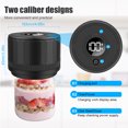 thumbnail image 4 of Electric Mason Jar Vacuum Sealing Machine Kit with Wide Mouth Regular Lid and Bottle Opener LED Display Strong Suction Kitchen Gadget Cordless Rechargeable Vacuum Sealer for Food Storage and, 4 of 7