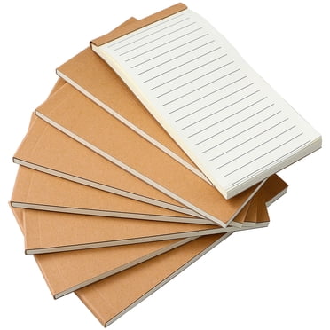 FRCOLOR notepads 8 Pcs Small Notepads Memo Pads Horizontal Line Writing Note Pads Pocket Notebooks,5.51"X2.76"X0.39"