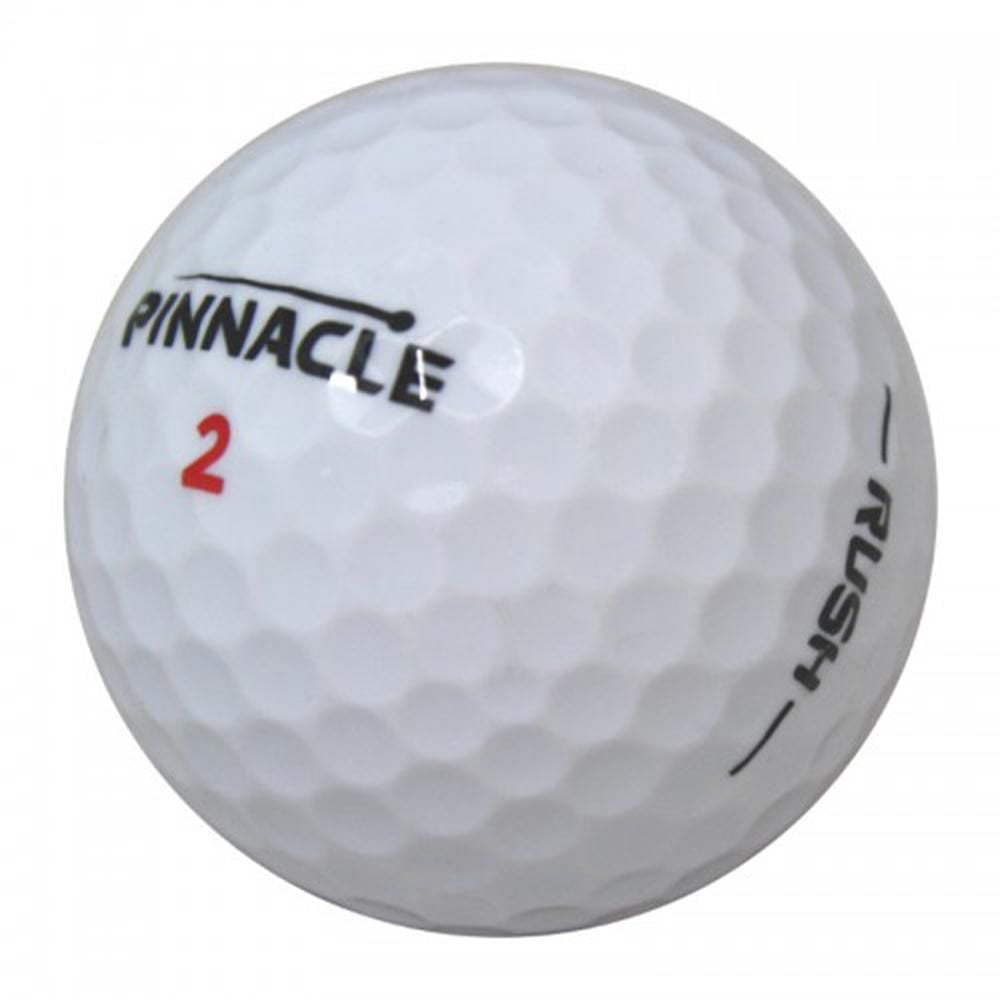 Mulligan - 12 Pinnacle Rush 4A Recycled Used Golf Balls, White
