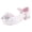 White, variant on BYHONG Girls Sandals & Kids Shoes - White High Heel Dress Shoes | Stage Performance Princess Heels for Little Girls, Comfortable & Stylish White 11 (US Size)