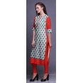 thumbnail image 3 of Bimba Robes Tuniques Droites pour Femmes Kurta d'Été Imprimée, 3 of 6