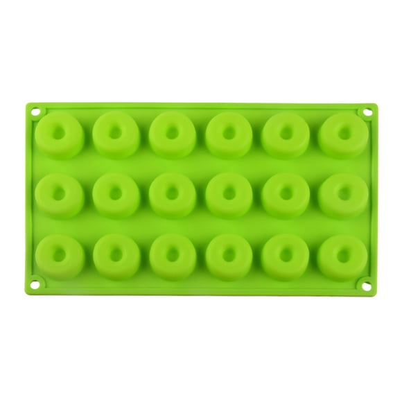 Summer Savings Kcavykas Kitchen Goodies,Silicone Donut Baking Pan Silicone Donut Molds Donut Baking Tray with 18 Cavity