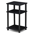 thumbnail image 2 of FURINNO Table d'Appoint à 3 Niveaux, Lot de 1, Americano/noir, 2 of 4