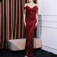 thumbnail image 1 of UPPADA Wedding Guest Dresses for Women One Shoulder Ruched Formal Evening Dress Wrap Ruffle Hem Dress Halter Bodycon Maxi Dress High Waist Party Prom Gown Cocktail Dress Up To 65% off, 1 of 7