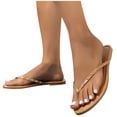 thumbnail image 4 of Gspmoly Slides Women, Women'S Casual Spring Beach Flip Flops with Studded Straps & Ruffled Detail - Comfortable Open-Toe Sandals In Multiple Colors, Sizes 36-45, 1 Pair Slippers for Women Indoor, 4 of 8