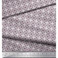 thumbnail image 2 of Soimoi Silk Fabric Geometric Small Decor Fabric Printed Yard 42 Inch Wide, 2 of 3