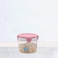 thumbnail image 1 of Pot de Rangement en Plastique à Design Rond Gradué / Contenant Hermétique à Fermeture avec Couvercle Verrouillable / Bocal de Cuisine Transparent pour Grains Collations Ingrédients de Pâtisserie / Pp de Qualité Alimentaire, 1 of 6