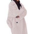 thumbnail image 4 of LOVZFMLL Vestes pour Femmes Manteau à Manches Longues en Cheveux d'Agneau Col Chaud, 4 of 5