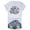 White, variant on Hvobtty Women Crew Neck Casual Short Sleeve T-Shirt, Women's Baseball Sport Printed T-shirt with Round Neck and Short Sleeved Top