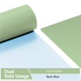 thumbnail image 4 of TOWWI Dual Sided Desk Pad, Large Desk Mat, Waterproof Desk Blotter Protector Mouse Pad, Leather Desk Pad Large for Keyboard and Mouse (36" x 17", Green/Blue), 4 of 4