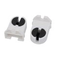 thumbnail image 2 of Unique Bargains 20Pcs AC 500V 2A G5-F288L T5 Light Socket G5 Base Fluorescent Lamp Holder White, 2 of 3