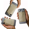 thumbnail image 2 of Gecko Travel Tech Phone Wallet - Stick On Card Holder Wallet for Cell Phones - Adhesive Card Pocket - BEIGE, 2 of 6