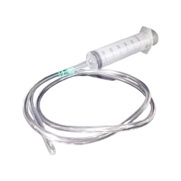 60ml Industrial Plastic Syringe with Long Tubing, Handy Fluid Suction Injector, Large Capacity Measuring Syringe for Liquids, Durable Clear Plastic with 1 Meter Rubber Hose