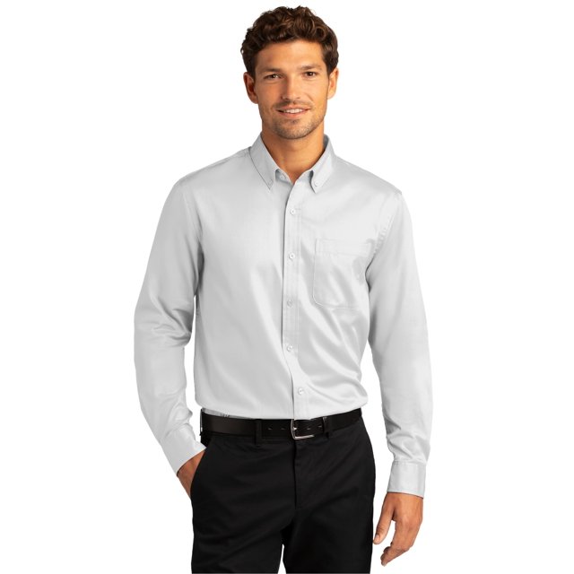 Port Authority Chemise en Sergé SuperPro React à Manches Longues pour Hommes - W808