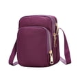 thumbnail image 1 of Crossbody Bags for Women Crossbody Purse Shoulder Bag Cross Body Bag Women Nylon, Ladies Purse Mini 3 Layer Zipper Shoulder Wallet Bag Cross Body Bag Purses for Women Small, 1 of 5