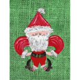 thumbnail image 1 of Drapeau de Noël Père Noël Fleur de lis Taille Jardin, 1 of 1
