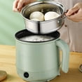thumbnail image 1 of LSLJS Hot Pot, 1.7 Liter Wok with Steam Compartment, 2 Speed Heat Setting, Dorm/Office/Travel Mini Hot Pot Multifunctional Frying Pan, 1 of 9