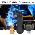 thumbnail image 2 of 1Pcs DKJ10-25 Black European Style Welding Cable Rapid Connector Quick Fitting Adapter, 2 of 9