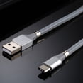 thumbnail image 4 of yeacher 3ft Type-C Magnetic Charging Cable Tangle-Free Data 4A Fast Charge Cable, 4 of 7