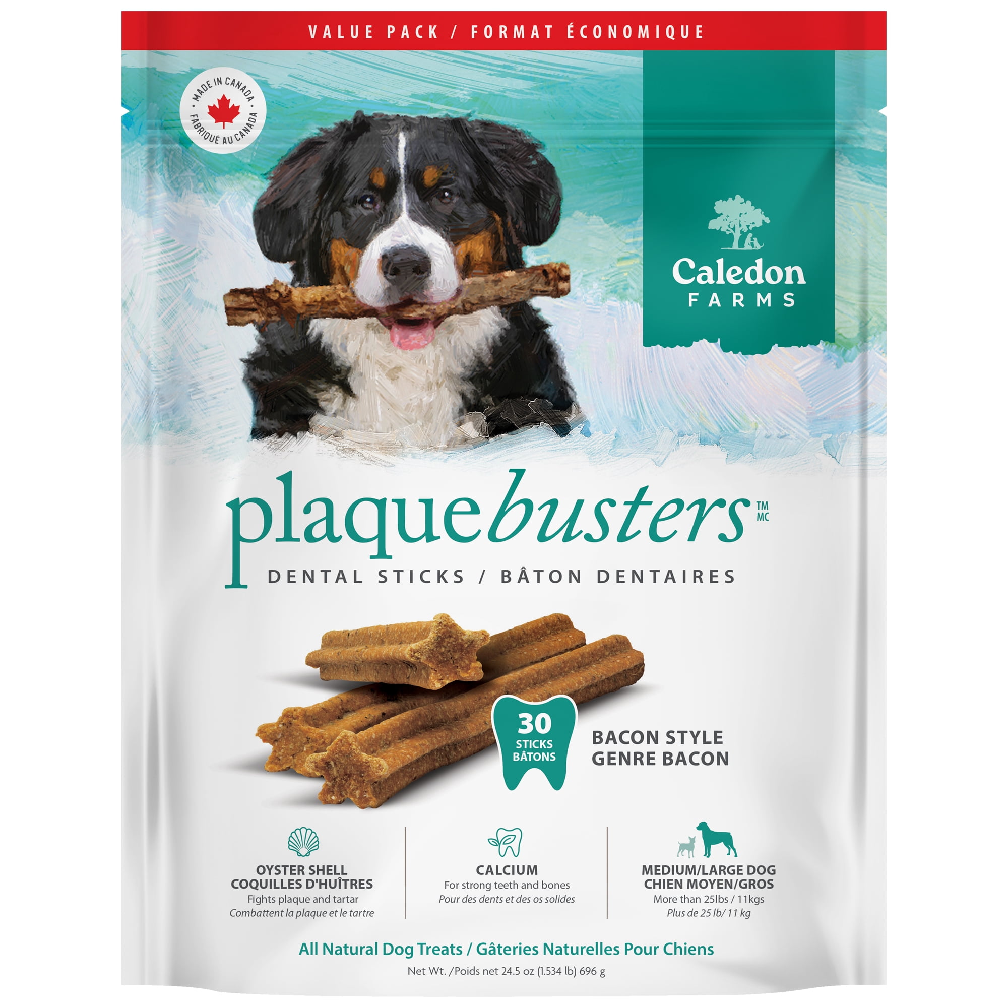 Caledon Farms Plaque Busters - Bacon Style