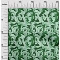 thumbnail image 2 of oneOone Cotton Cambric Green Fabric Abstract Dress Material Fabric Print Fabric By The Yard 42 Inch Wide, 2 of 4