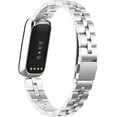 thumbnail image 2 of GFDYREE pour Fitbit Bracelets Métalliques Luxe avec Outils, Bracelets Réglables en Acier Inoxydable Hommes Femmes Sangle de Sport Légère pour Fitbit Traqueur de Mise en Forme Luxe, 2 of 5