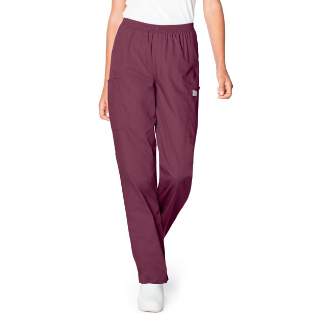 ScrubZone by Landau Pantalon d'Uniforme Cargo à Taille Élastique pour Femmes, Style 83221