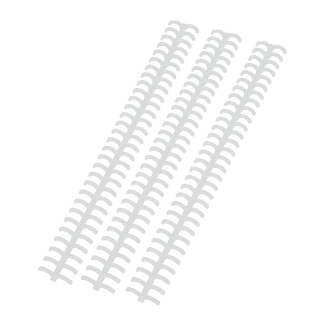 Eotvia PP Plastic Binding Strip, Transparent, 10 Count
