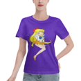 thumbnail image 1 of T-Shirt Basique à Manches Courtes pour Femmes Sailor Moon Aino Minako, 1 of 6