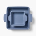 thumbnail image 3 of 2pc Stoneware Square Baking Dish Set Blue - Figmint™, 3 of 4