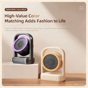 Sentmoon Heaters for Indoor Use Space Heater 500W Portable Space Heater with 2 Heat Settings Overheat Protection Flame Retardant Inner Liner for Bedroom and Sleep